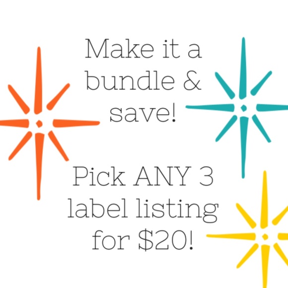 Vintage Sewing Label Bundle – 90s UNIQUE Brand - Picture 5 of 5